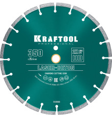 KRAFTOOL LASER-BETON 350 мм (25.4/20 мм, 10х3.2 мм), алмазный диск (36686-350)
