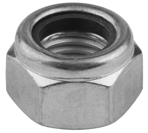 KRAFTOOL DIN 985, кл. пр. 8, M20, цинк, 50 шт, самостопорящаяся гайка с нейлоновым кольцом (303584-20) купить  в Сочи