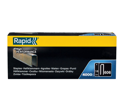 RAPID узкие, тип 606, 18 мм, 4000 шт, супертвердые закаленные скобы (11897602) купить в Сочи RAPID узкие, тип 606, 18 мм, 4000 шт, супертвердые закаленные скобы (11897602) купить в Сочи