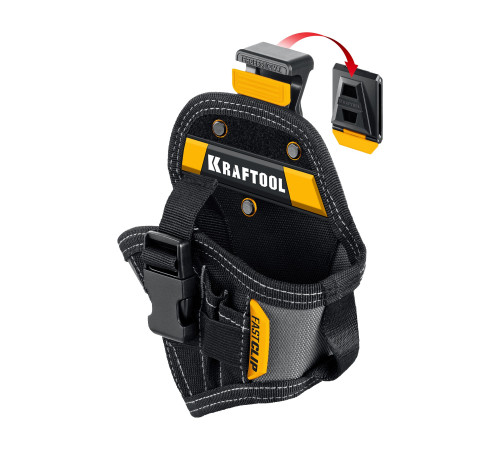 KRAFTOOL KH-5C с быстросъёмным креплением FastClip, 5 карманов и петель, кобура для компактного шуруповерта (38770) купить в Сочи KRAFTOOL KH-5C с быстросъёмным креплением FastClip, 5 карманов и петель, кобура для компактного шуруповерта (38770) купить в Сочи