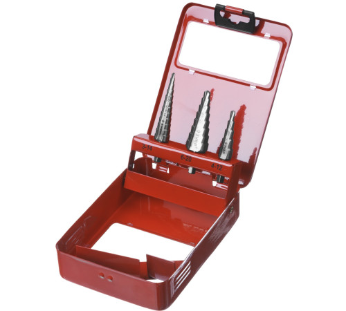 ЗУБР 3-20 мм, 3 шт, сталь Р4М2, набор ступенчатых сверл (29665-3-20-H3) купить  в Сочи