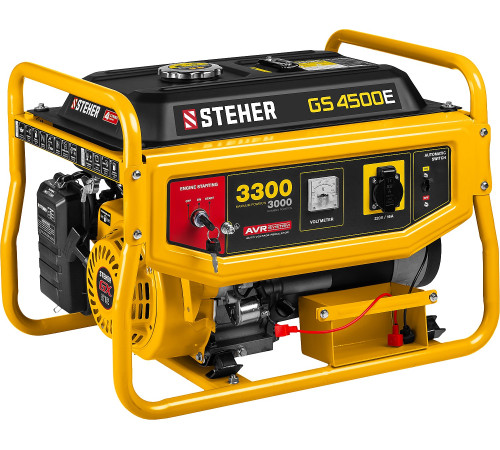 STEHER 3300 Вт, бензиновый генератор с электростартером (GS-4500E) купить в Сочи STEHER 3300 Вт, бензиновый генератор с электростартером (GS-4500E) купить в Сочи