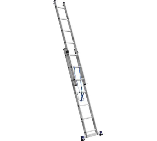 СИБИН 7 ступеней, со стабилизатором, алюминиевая, двухсекционная лестница (38823-07) купить  в Сочи