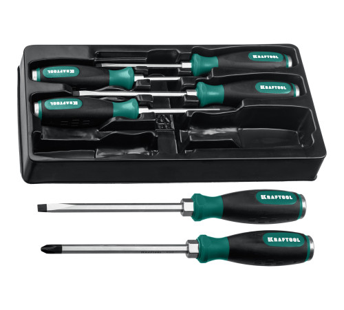 KRAFTOOL Impact, 6 шт, набор ударных отверток (25025) купить  в Сочи