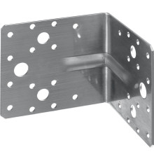 ЗУБР УНКУ-2.0, 90 x 100 x 100 x 2 мм, усиленный нержавеющий крепежный уголок, Профессионал (310516-90)