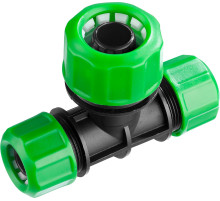 РОСТОК RW-X1, 1/2″ х 1/2″ х 3/4″, пластик ABS, цанговый тройник (426370)