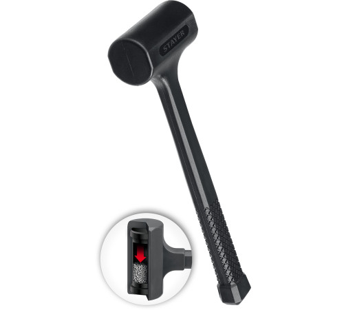 STAYER 40 мм, 900 г, цельнолитой безынерционный слесарный молоток, Professional (2042-900) купить  в Сочи