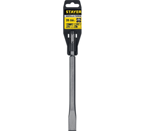 STAYER Gorilla Force, 20 х 250 мм, SDS-Plus, плоское зубило, Professional (29352-20-250) купить в Сочи STAYER Gorilla Force, 20 х 250 мм, SDS-Plus, плоское зубило, Professional (29352-20-250) купить в Сочи