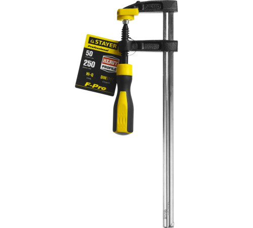 STAYER Hercules-F HF-25/5, 50 х 250 мм, усиленная струбцина F, Professional (32095-050-250) купить  в Сочи