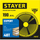 STAYER Expert, 190 x 20/16 мм, 48Т, точный рез, пильный диск по дереву (3682-190-20-48) купить в Сочи