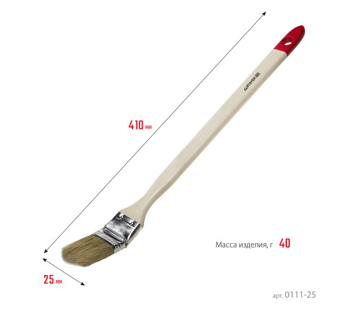 STAYER UNIVERSAL, 25 мм, 1″, светлая натуральная щетина, деревянная ручка, все виды ЛКМ, радиаторная кисть (0111-25) купить в Сочи STAYER UNIVERSAL, 25 мм, 1″, светлая натуральная щетина, деревянная ручка, все виды ЛКМ, радиаторная кисть (0111-25) купить в Сочи