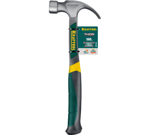 KRAFTOOL Thor, 560 г, цельнокованый столярный молоток-гвоздодёр (20270) купить в Сочи KRAFTOOL Thor, 560 г, цельнокованый столярный молоток-гвоздодёр (20270) купить в Сочи