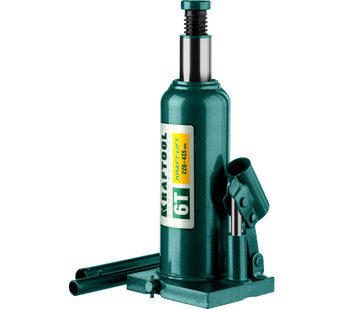 KRAFTOOL KRAFT-LIFT, 6 т, 216 - 413 мм, бутылочный гидравлический домкрат (43462-6) купить  в Сочи