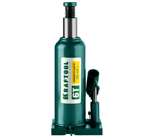 KRAFTOOL KRAFT-LIFT, 6 т, 216 - 413 мм, бутылочный гидравлический домкрат (43462-6) купить  в Сочи
