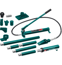 KRAFTOOL 10 т, в пластиковом кейсе, набор для правки кузова (43435-10)