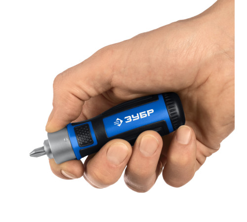 ЗУБР 6 предм., Реверсивная отвертка с насадками (25171) купить  в Сочи