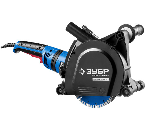 ЗУБР d 180 мм, 2100 Вт, 45 мм, штроборез (бороздодел), метал. ящик, Профессионал (ЗШ-П45-2100 ПВТК) купить  в Сочи
