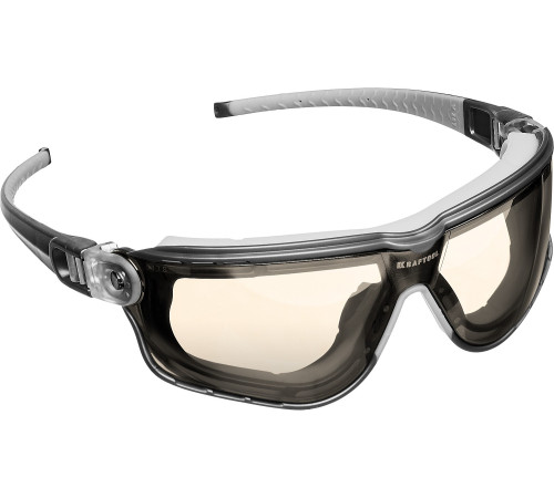 KRAFTOOL ORION, открытого типа, прозрачные, стекло с антибликовым покрытием, защитные очки с непрямой вентиляцией (110305) купить  в Сочи