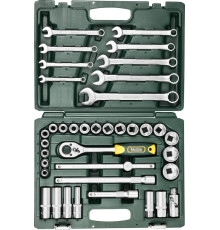 KRAFTOOL Expert 38, 38 предм., (1/2″), Универсальный набор инструмента (27886-H38)