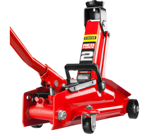 STAYER R-28 RED FORCE, в кейсе, 2 т, 130 - 350 мм, подкатной домкрат для легковых а/м, Professional (43153-2-K) купить в Сочи STAYER R-28 RED FORCE, в кейсе, 2 т, 130 - 350 мм, подкатной домкрат для легковых а/м, Professional (43153-2-K) купить в Сочи