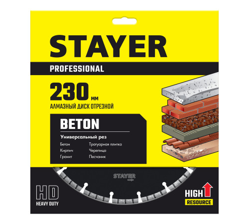 STAYER BETON d230 мм (22. х 7 х 2.4 мм), сегментный алмазный диск, PROFESSIONAL (3660-230) купить в Сочи STAYER BETON d230 мм (22. х 7 х 2.4 мм), сегментный алмазный диск, PROFESSIONAL (3660-230) купить в Сочи