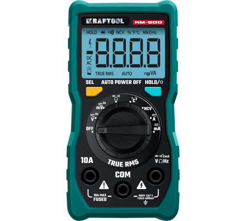 KRAFTOOL KM-500 цифровой мультиметр (59856) купить  в Сочи