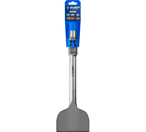 ЗУБР БУРАН, 125 х 400 мм, HEX 30, лопаточное зубило (29375-125-400) купить  в Сочи