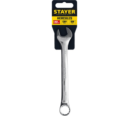 STAYER HERCULES, 22 мм, комбинированный гаечный ключ, Professional (27081-22) купить в Сочи STAYER HERCULES, 22 мм, комбинированный гаечный ключ, Professional (27081-22) купить в Сочи