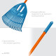 GRINDA PP-23 FIBER, 500 х 50 х 1680 мм, 23 зубца, ударопрочный пластик, фибергласовый черенок, грабли веерные пластиковые, PROLine (421815) купить  в Сочи