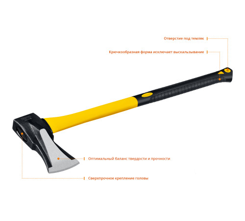 STAYER FIBERGLASS, 2000/2800 г, 680 мм, кованый топор-колун, Professional (20623-20) купить в Сочи STAYER FIBERGLASS, 2000/2800 г, 680 мм, кованый топор-колун, Professional (20623-20) купить в Сочи