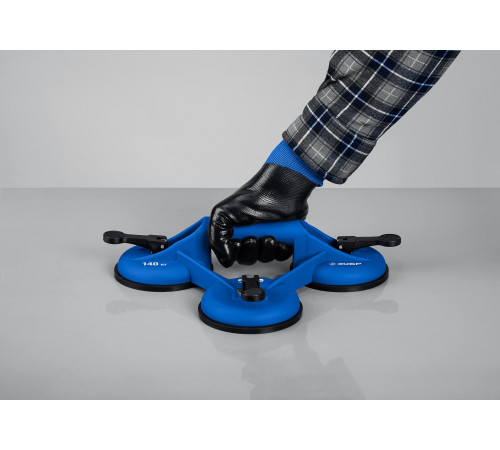 ЗУБР 140 кг, пластмассовый, тройной, стеклодомкрат на присоске, Профессионал (3372-3) купить  в Сочи