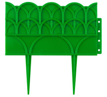 GRINDA 14 х 310 см, зеленый, декоративный бордюр для цветников (422223-G)