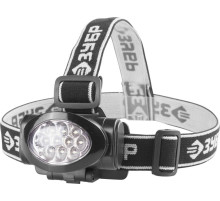 ЗУБР МХ-100, 3 AAA, 100 Лм, 3 режима, налобный светодиодный фонарь (56438)