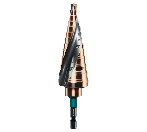 KRAFTOOL COBALT 6-30мм, 13 ступеней, азотирование, винтовая спираль, сверло ступенчатое(29691-6-30-13) купить в Сочи KRAFTOOL COBALT 6-30мм, 13 ступеней, азотирование, винтовая спираль, сверло ступенчатое(29691-6-30-13) купить в Сочи