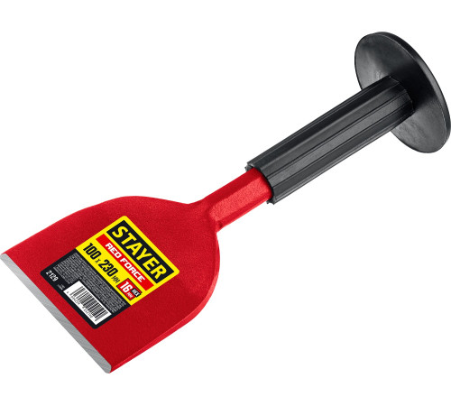 STAYER Red Force, 100 х 230 мм, зубило-конопатка с протектором (2129) купить в Сочи STAYER Red Force, 100 х 230 мм, зубило-конопатка с протектором (2129) купить в Сочи