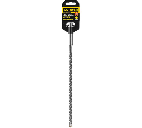 STAYER 8 x 260 мм, SDS-plus бур, Professional (2930-260-08) купить в Сочи STAYER 8 x 260 мм, SDS-plus бур, Professional (2930-260-08) купить в Сочи