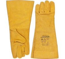 STAYER MASTER 400 мм, XL (10), спилковые, для сварки и тяжелых механических работ, термостойкие краги (11331-XL)