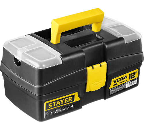 STAYER VEGA-12, 290 x 170 x 140 мм, (12″), пластиковый ящик для инструментов (38105-13) купить в Сочи STAYER VEGA-12, 290 x 170 x 140 мм, (12″), пластиковый ящик для инструментов (38105-13) купить в Сочи