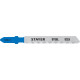 STAYER T118G, 2 шт, 50 мм / 1.1 мм, T-хвост., HSS сталь, по металлу толщиной 0.5-1.5 мм, полотна для лобзика, Professional (15993-1.1) купить в Сочи