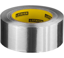 STAYER ProTape, 75 мм, 50 м, до 120 °С, самоклеящаяся алюминиевая лента, Professional (12268-75-50)