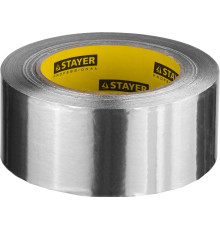 STAYER ProTape, 75 мм, 50 м, до 120 °С, самоклеящаяся алюминиевая лента, Professional (12268-75-50)