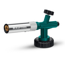 KRAFTOOL KG-1000 цельнометаллическая с пьезоподжигом, газовая горелка на баллон (55514)