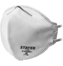 STAYER F-80, класс защиты FFP1, плоская, фильтрующая полумаска (11112)