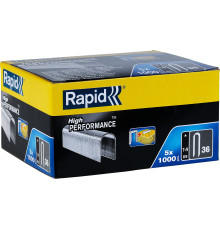 RAPID тонкие, тип 36, 14 мм, 5000 шт, супертвердые профессиональные скобы (11886910)