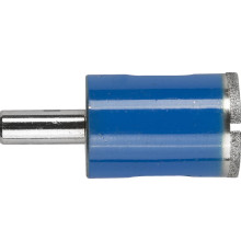 ЗУБР d 25 мм, Р100, цилиндрический хвостовик, алмазное трубчатое сверло для дрели, Профессионал (29860-25)