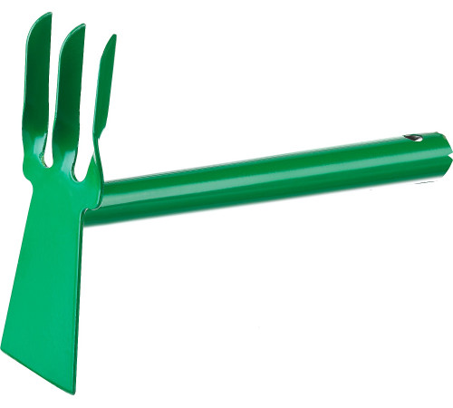 РОСТОК длина 60 мм, 3 зубца, форма лезвия - лопатка, углеродистая сталь, металлическая ручка, мотыга-рыхлитель (421424) купить  в Сочи