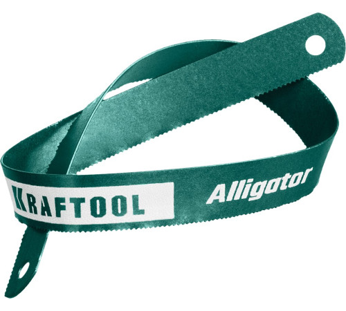 KRAFTOOL Alligator-24, 24 TPI, 300 мм, биметаллическое гибкое полотно по металлу (15942-24-S10) купить  в Сочи
