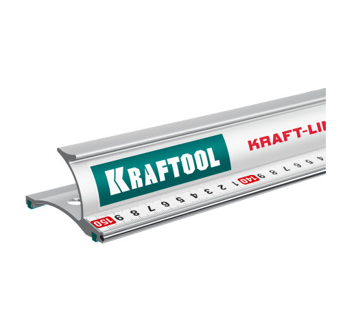 KRAFTOOL KRAFT-LINE, 1.5 м, усиленная алюминиевая линейка со стальной направляющей (34275-150) купить  в Сочи