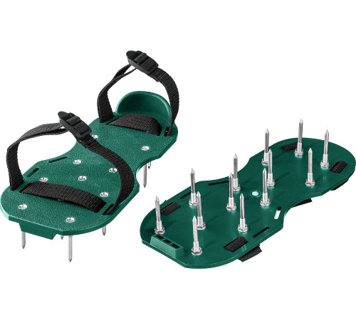 GRINDA GA-26, 26 стальных шипов, длина 50 мм, для газона, ножной аэратор (422111) купить  в Сочи