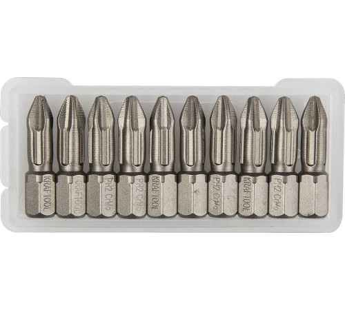 KRAFTOOL X-Drive PH2, 25 мм, 10 шт, торсионные биты (26121-2-25-10) купить  в Сочи KRAFTOOL X-Drive PH2, 25 мм, 10 шт, торсионные биты (26121-2-25-10) купить  в Сочи